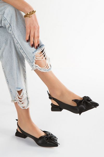Brave Casual Skin Bow Detailed Casual Babet