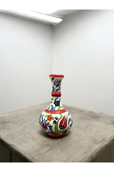 STORESZA El Yapımı Kütahya Çini 15 cm Gözyaşı Vazo