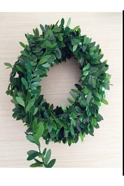 Parmetsan my burcu home 7.5 Metre Tel Yaprak Doğalgaz Borusu Süsü Yapay Taç Çiçek Süs Sarmaşık