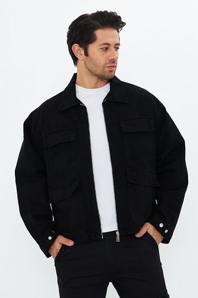 Oyga Ανδρικό τζιν μπουφάν Oversize Fit