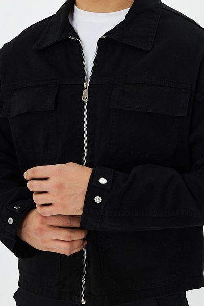 Oyga Ανδρικό τζιν μπουφάν Oversize Fit