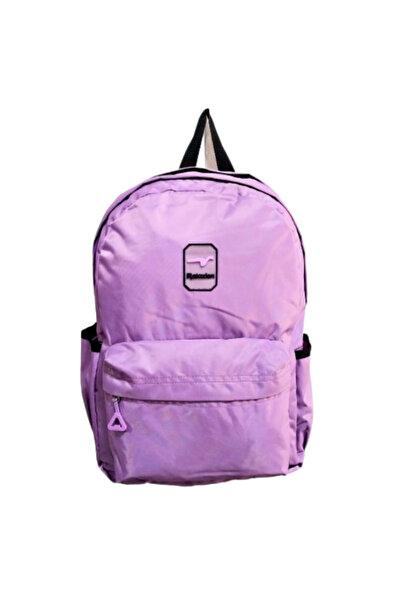 Glanart 3-кишенькова водонепроникна сумка для середньої школи та ліцею з подвійним дном, рівна, лілового кольору