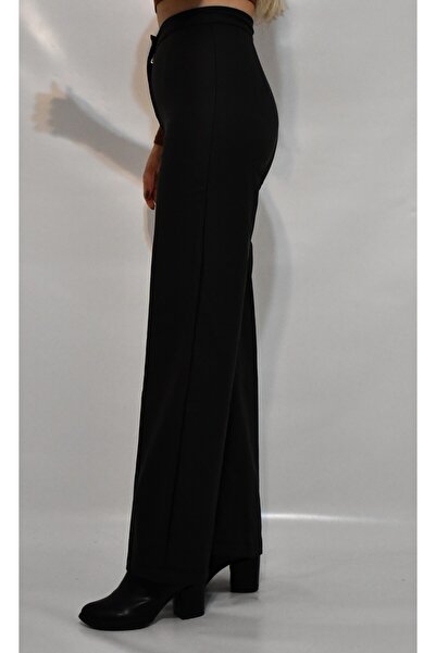 BASIC.ES Kadın Yumuşak Suni Deri İçi Şardonlu Pantalon