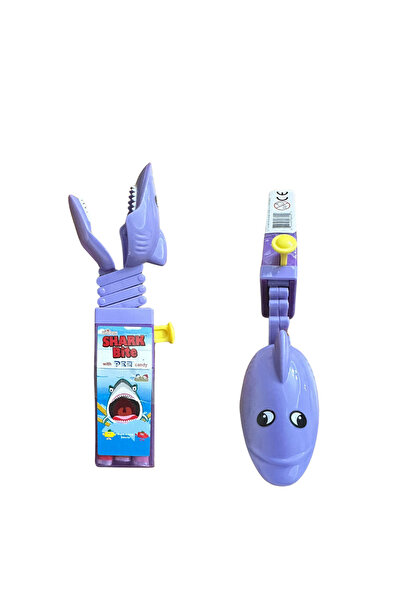 Unibon لعبة القرش بايت 3+1 حلوى القرش (اللون الأرجواني) قطعة واحدة