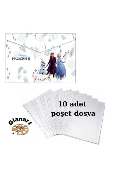 Glanart A4 size snap homework file +10 bag file