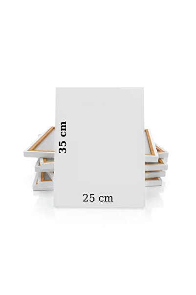 Glanart 12 renk akrilik boya seti 25x35 tuval ipek fırça seti 12x20 ml
