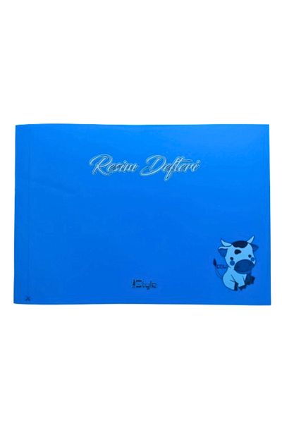 Glanart copertă plastic dimensiune medie 40 coli margine caiet cu velcro 22x31 cm dimensiune 40 coli 1 bucată