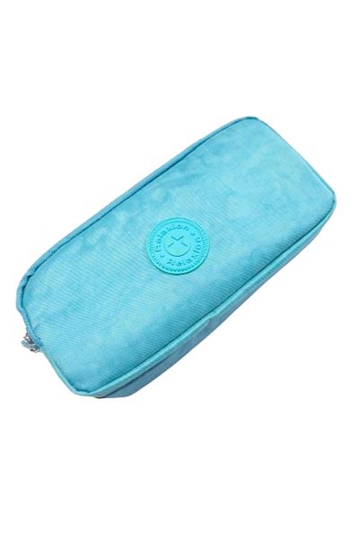Glanart Turquoise 2-Eye Crinkle Pen Holder