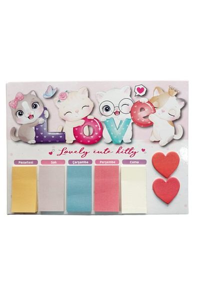 Glanart weekly planner adhesive postit set