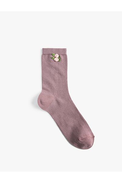 Koton Basic Floral Socks