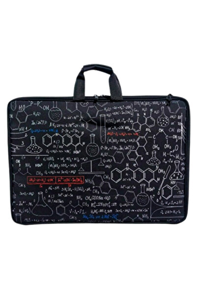 Glanart askılı, fermuarlı 35x50 resim çantası su geçirmez ketenli kumaş 35x50...