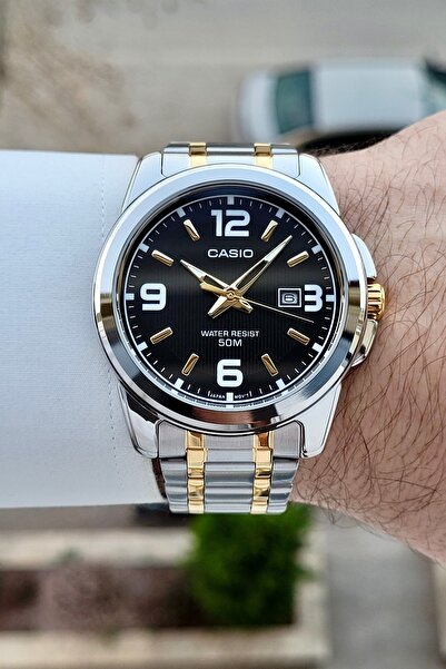 Casio Gold Gümüş Renk Erkek Kol Saati