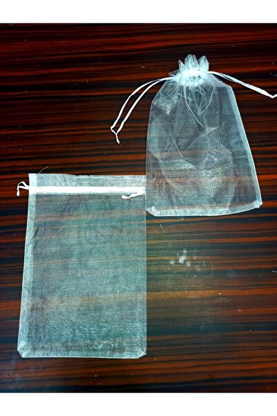 yörük tuhafiye Şeffaf Organze Tül Kese , 100 Tane (20X30 CM) , Çeyiz ,yazma,eşarp, Dügün Havlu,yasin. Bohça Kesesi