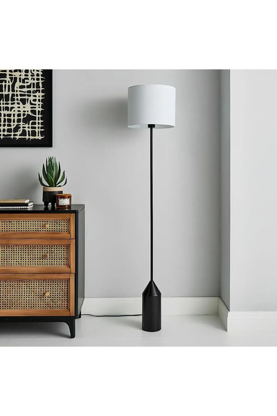 EGAL Collection Penn Serisi Minimalist Siyah Lambader