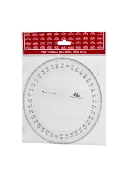 HATAS 0940 Minkale 360 Degree Full Circle Grad 15 Cm 400 Grad