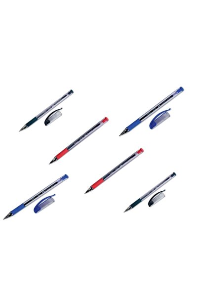 Faber Castell قلم إبرة فابر 1425 - مجموعة من 6 قطع، 07 مم، 3 ألوان مختلفة، رأ...