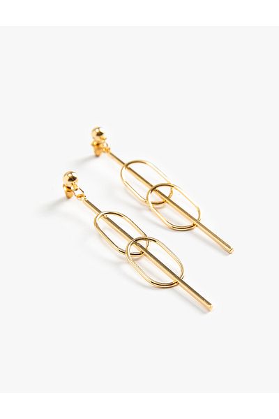Koton Geometric Shaped Dangle Earrings
