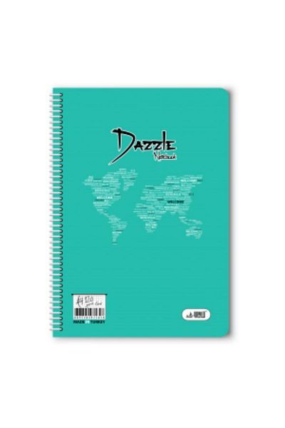 Umut 72 Sheets Unlined / Plain Spiral Notebook A4 Size (1 Piece)