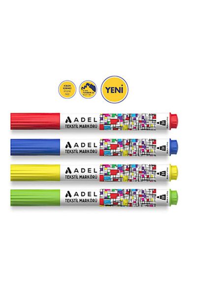 Adel Textile Marker 4 Pack Assortment-1 2201000032