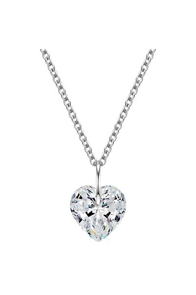Rafaela Donata Silberhalskette Kette mit Anhänger Sterling Silber Zirkonia weiß
