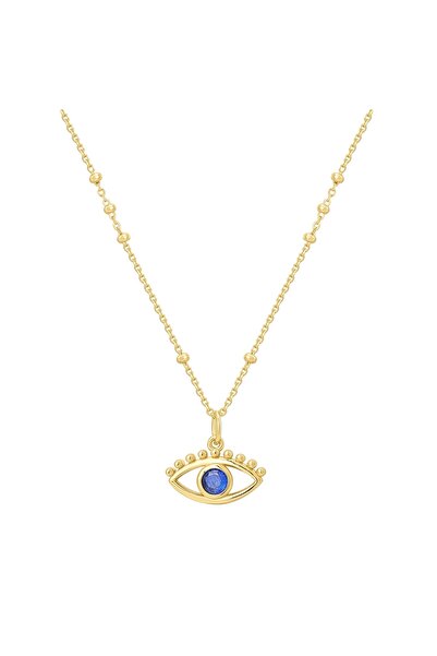 Glanzstücke München Silberhalskette Kette mit Anhänger Sterling Silber gelbgo...