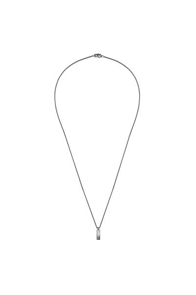 True Rebels Edelstahlhalskette Kette mit Anhänger Edelstahl gunmetal