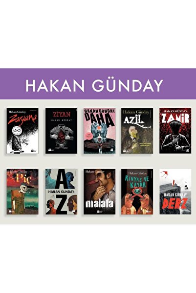 Doğan Kitap Hakan Günday Seti (10 Kitap)
