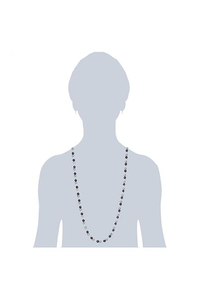 Lulu & Jane Perlenhalskette Kette Süßwasser-Zuchtperle multicolor
