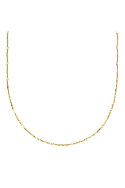 eastside Edelstahlhalskette Kette Edelstahl Gelbgold