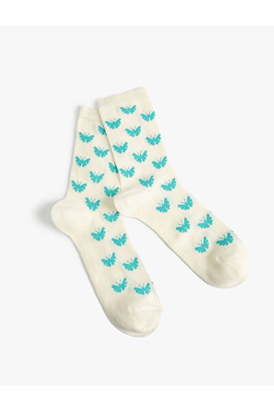 Koton Butterfly Socks Cotton Blend