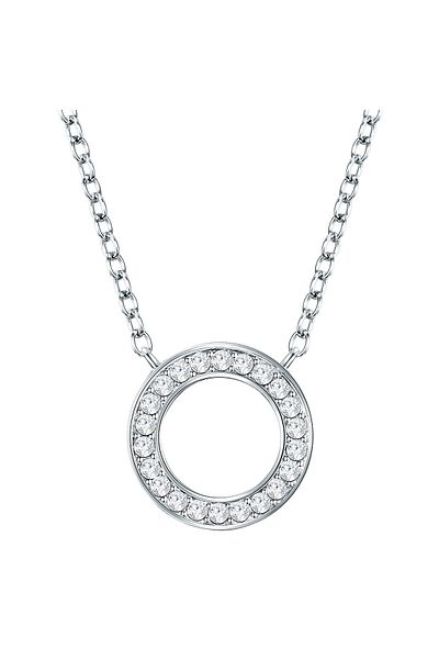 Lulu & Jane Kette mit Kristallen von Swarovski® Kette mit Anhänger verziert mit Kristallen von Swarovski® weiß