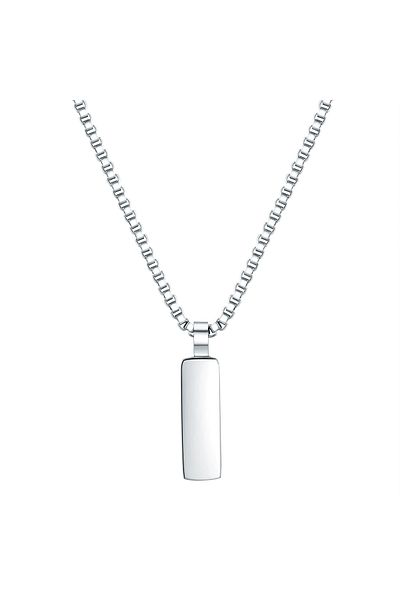 True Rebels Edelstahlhalskette Kette mit Anhänger Edelstahl