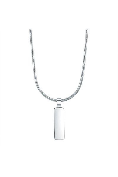 True Rebels Edelstahlhalskette Kette mit Anhänger Edelstahl