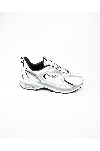 Lescon Orion Unisex White Lace-up Walking Running Sneakers