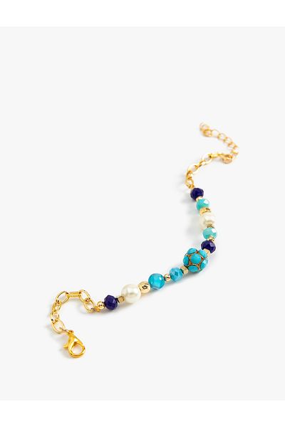 Koton Multicolored Pearl Bead Detailed Bracelet