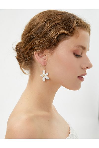 Koton Earring Flower Shaped Dangle