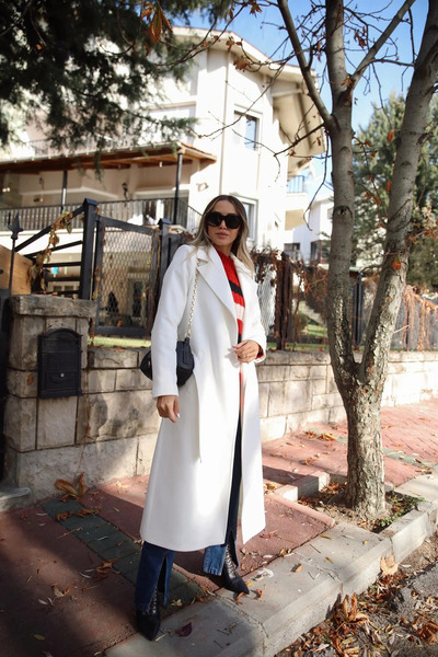 TANISA Brisk TNS-4115 Model Cashmere Coat