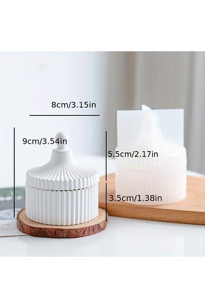 Choice Stripe Storage Mold Concrete Stripe Storage Tank Silicone Mold Diy Heart Shaped Disc Elliptical Tray