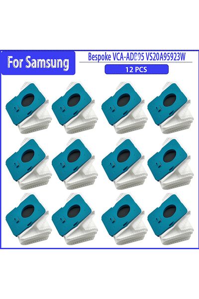 Choice 12 Pcs Dust Bag For Samsung Bespoke Vca-adb95 Vs20a95923w Jet Robot Vacuum Cleaner High Capacity Dus