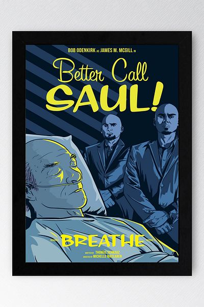 Saturn Better Call Saul Framed Painting - Saul Goodman Poster Painting