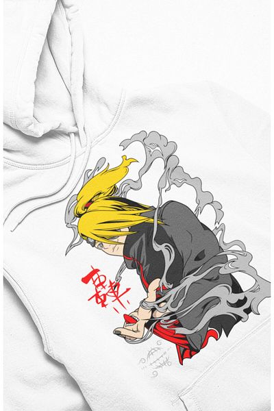 Fuddy Moda Φούτερ με κουκούλα Unisex Deidara, Φούτερ με κουκούλα με θέμα Naruto Anime
