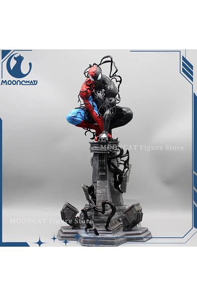 Choice Spiderman Venom Symbiote Anime Figure Spider Man Venom Figurine With Light Pvc Desk Decor Statue ...