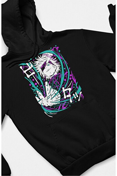 Fuddy Moda Unisex Gojo Štampano Vers2 Sa kapuljačom dukserica, Oversize kroj ...