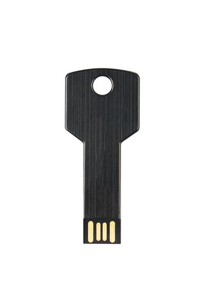 JASTER 16GB black High-capacity Metal Key Shape USB Flash Drive 64GB Black Pen Drives Silver Stick Real Cap