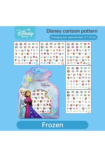 Choice Frozen Disney Cartoon Frozen Princess Snow White Makeup Nail Stickers 250 Pcs Mermaid Stitch Sticker