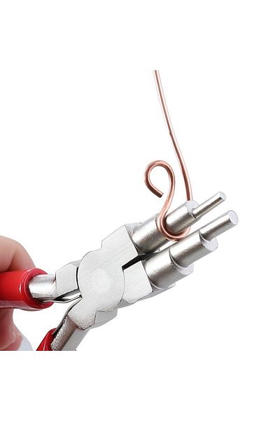 Choice Red 6" Jewelry Pliers Carbon Steel Round Nose Needle Nose Pliers For 3-10mm Rings Diy Wire Looper Je