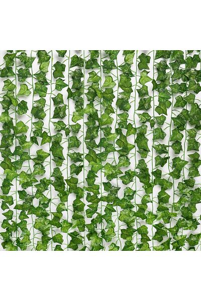 Choice Multicolor 12pc Strands Artificial Lvy Leaf Vine Garland Fake Foliage Hanging Plants
