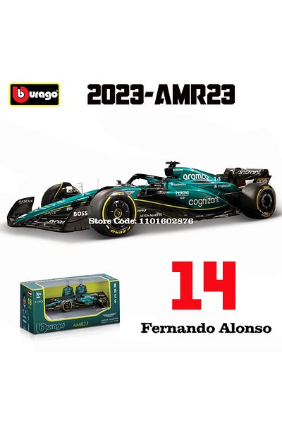 Choice Bburago 1:43 F1 Red Bull Ferrari Mercedes Benz Aston Martin McLaren Alfa Romeo alloy luxury car d...