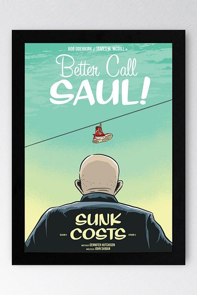 Saturn Better Call Saul Framed Painting - Saul Goodman Poster Painting