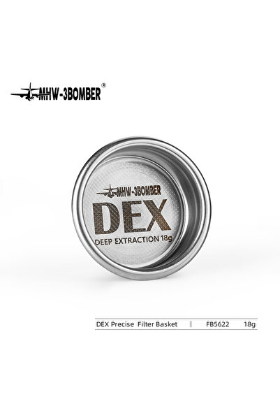 MHW-3BOMBER سلة واحدة 18 جرامًا 58.5 مم سلال فلتر الإسبريسو 15-20 جرامًا مع ش...